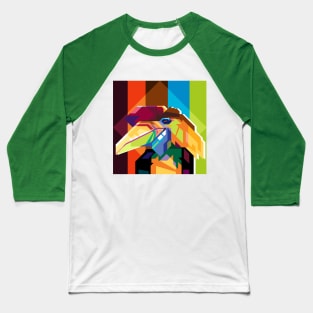 WPAP of Rangkong bird Baseball T-Shirt